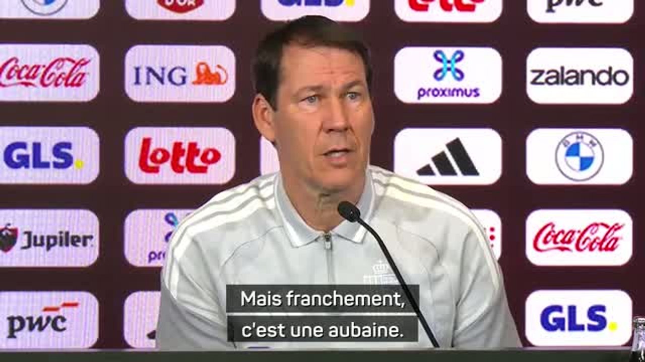 Belgique - Garcia estime que les pauses fraîcheur sont "une aubaine"