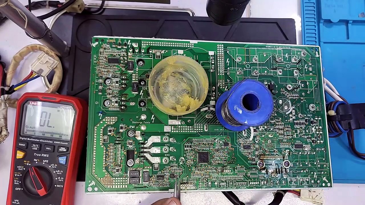 Gree Dc inverter ac HP EE E4 E5 E8 HC P5 H5 error outdoor pcb diagram  & training centre Babar - Babar Electronics HVACR