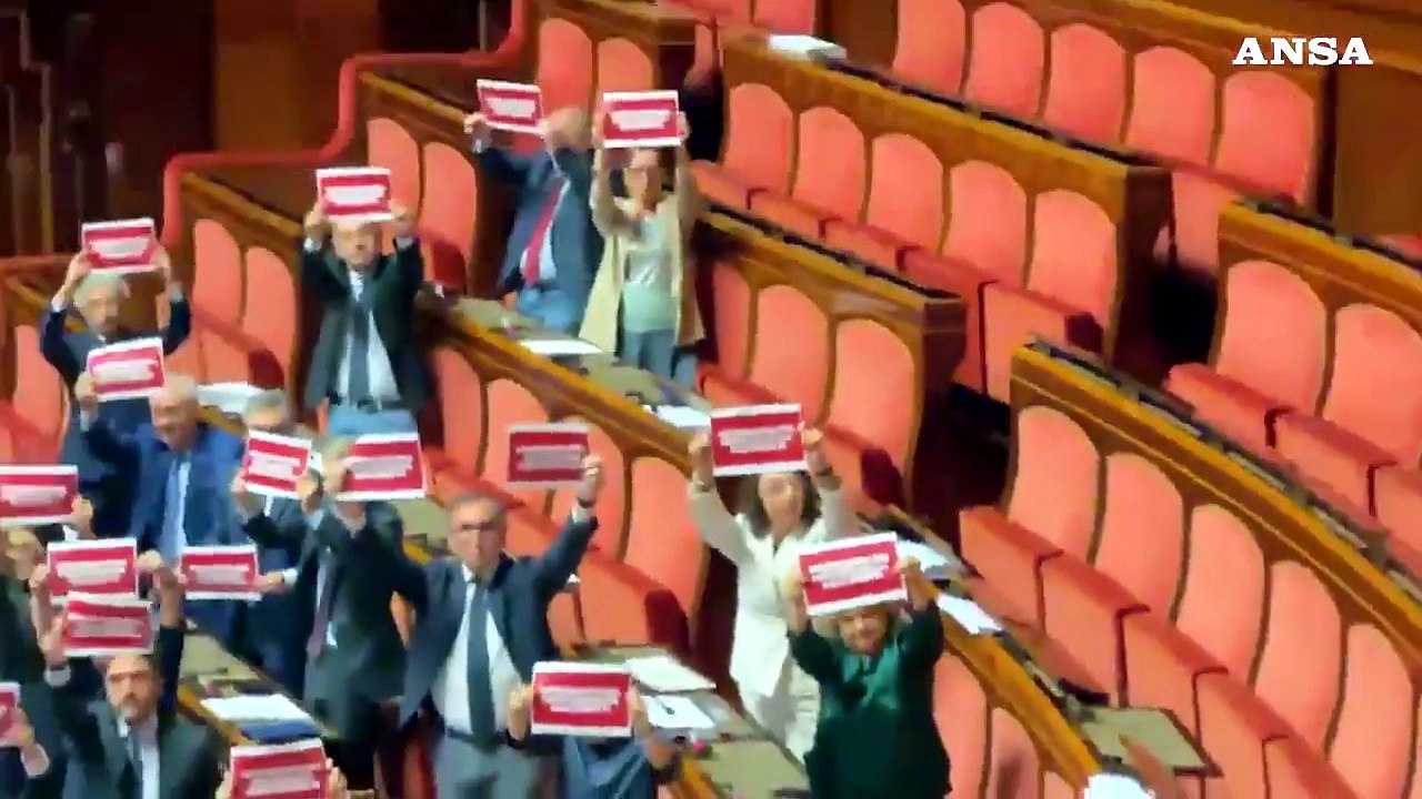 Dl sicurezza, la protesta dell'opposizione: "Con Meloni zero sicurezza"