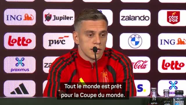 Belgique - Trossard : Tout le monde est prêt pour la Coupe du monde