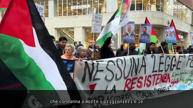 A Napoli la manifestazione contro la pena di morte per i prigionieri palestinesi