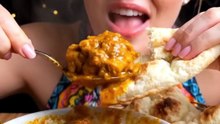 Hot chicken karahi with rich spices and satisfying ASMR bites 🍗🍲🎧✨  #ChickenKarahiASMR #FoodASMR #Mukbang #DesiFood #SpicyFood #EatingSounds #ViralASMR #FoodieLife