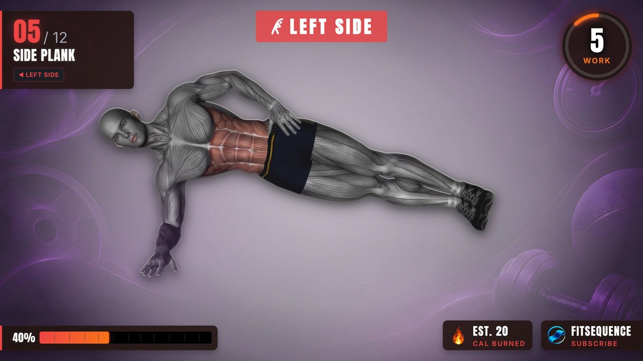 10 Min Extreme No Jumping Abs & Core Workout at Home - No Equipment