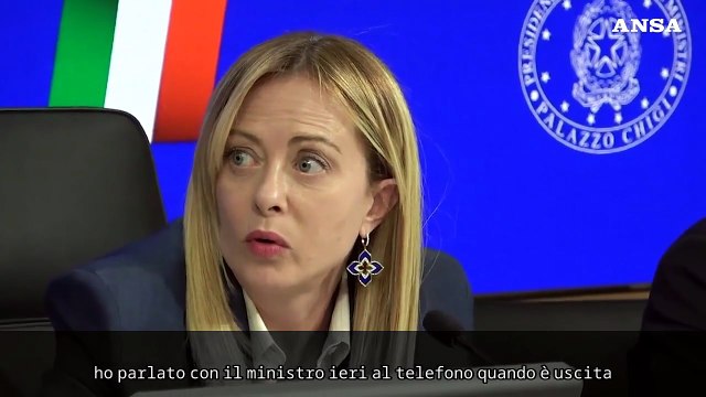 Grazia Minetti, Meloni: Escludo ipotesi dimissioni del ministro Nordio