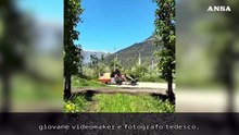 Dalla Germania al Garda su una macchinina a pedali