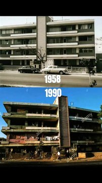 COMPARATIVA DISTINTAS ÉPOCAS EL EDIFICIO VENEZUELA 1958 - 1990