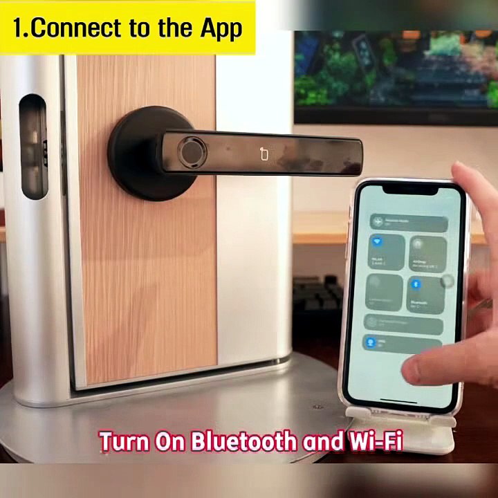 Smart Fingerprint Lock With App Control 🔐 4 Unlock Methods Explained