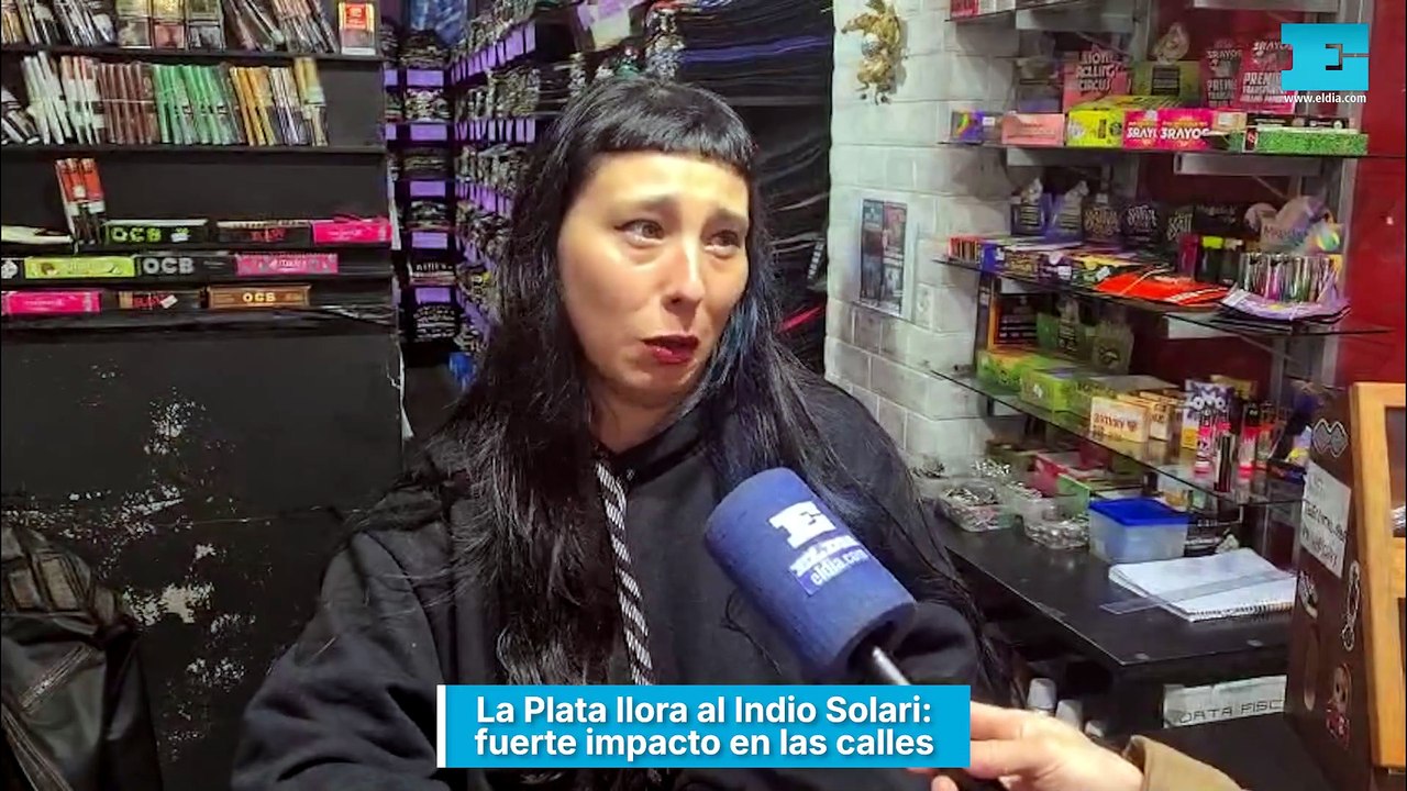 La Plata llora al Indio Solari fuerte impacto en las calles