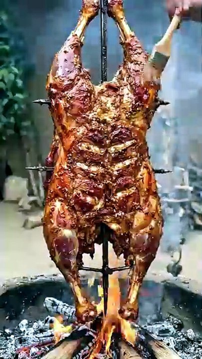 Mutton_saaji_#muttonfry_#bbq_#food_#night_#shorts