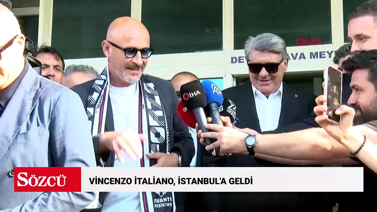 Beşiktaş'ın prensipte anlaştığı teknik direktör Vincenzo İtaliano, İstanbul'a geldi