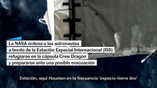 El mensaje a los astronautas antes una posible evacuación