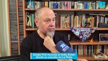 Sergio Poli recordó al Indio Solari desde su estudio en La Plata