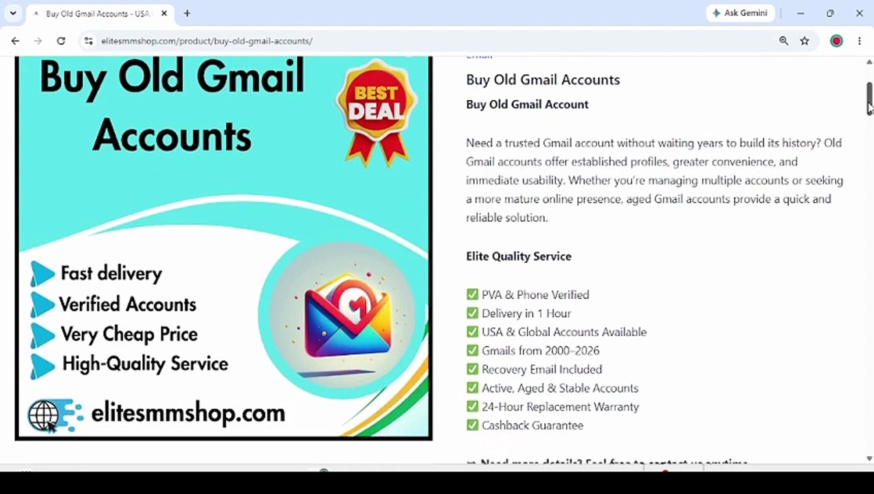 How to Buy Premium Old Gmail Accounts Like a Pro (2026 Edition)