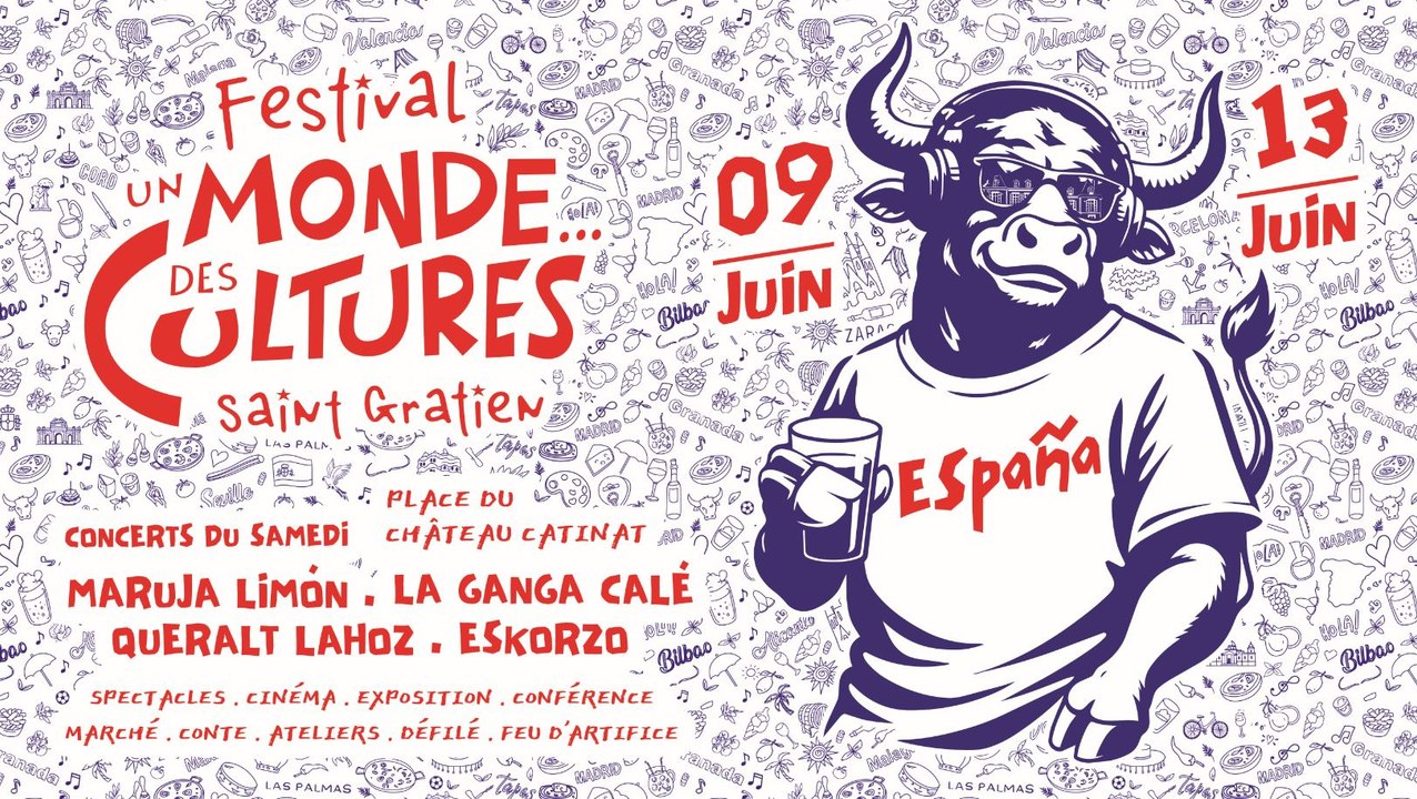 Festival  "Un monde... Des Cultures" #16 - Du 9 au 13 juin 2026 à Saint Gratien