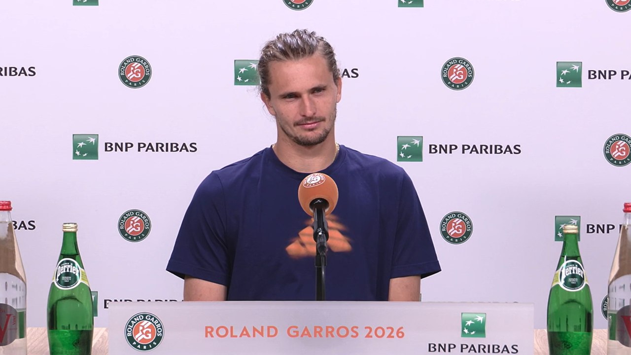 Roland-Garros 2026 - Alexander Zverev en finale : “Je ne me voyais pas comme favori”