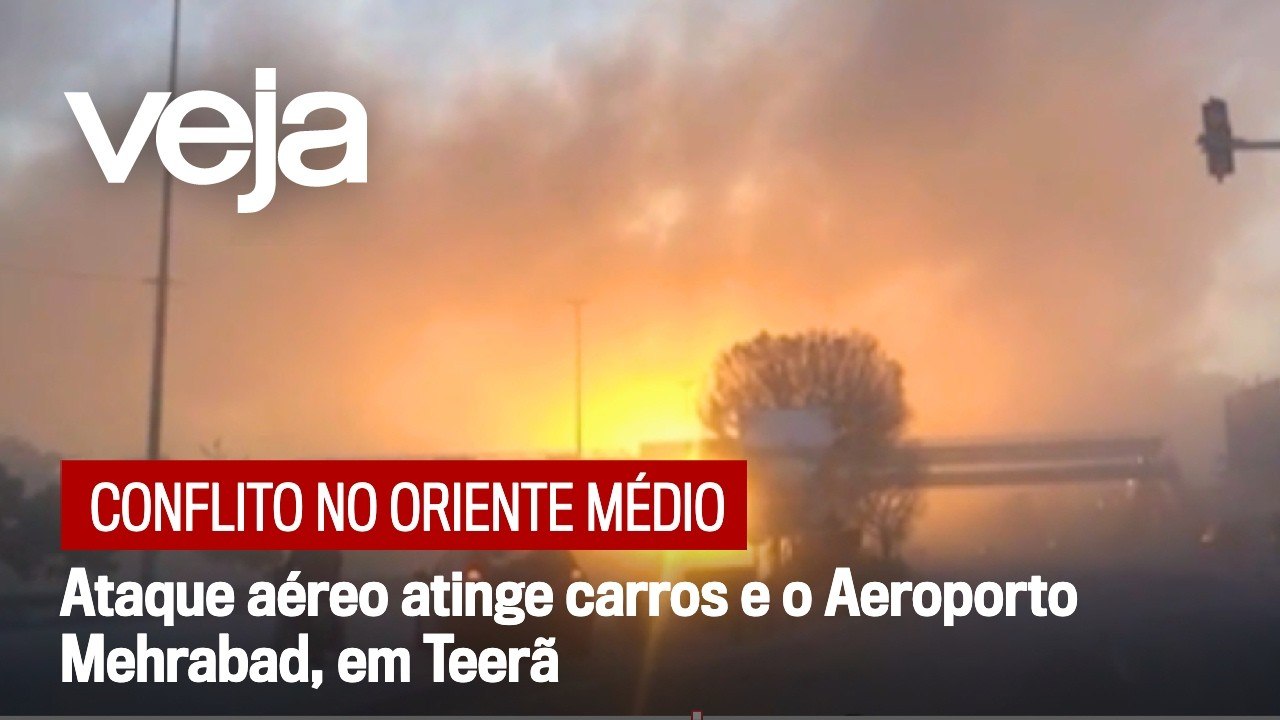 Ataque aéreo atinge carros e o Aeroporto Mehrabad, em Teerã
