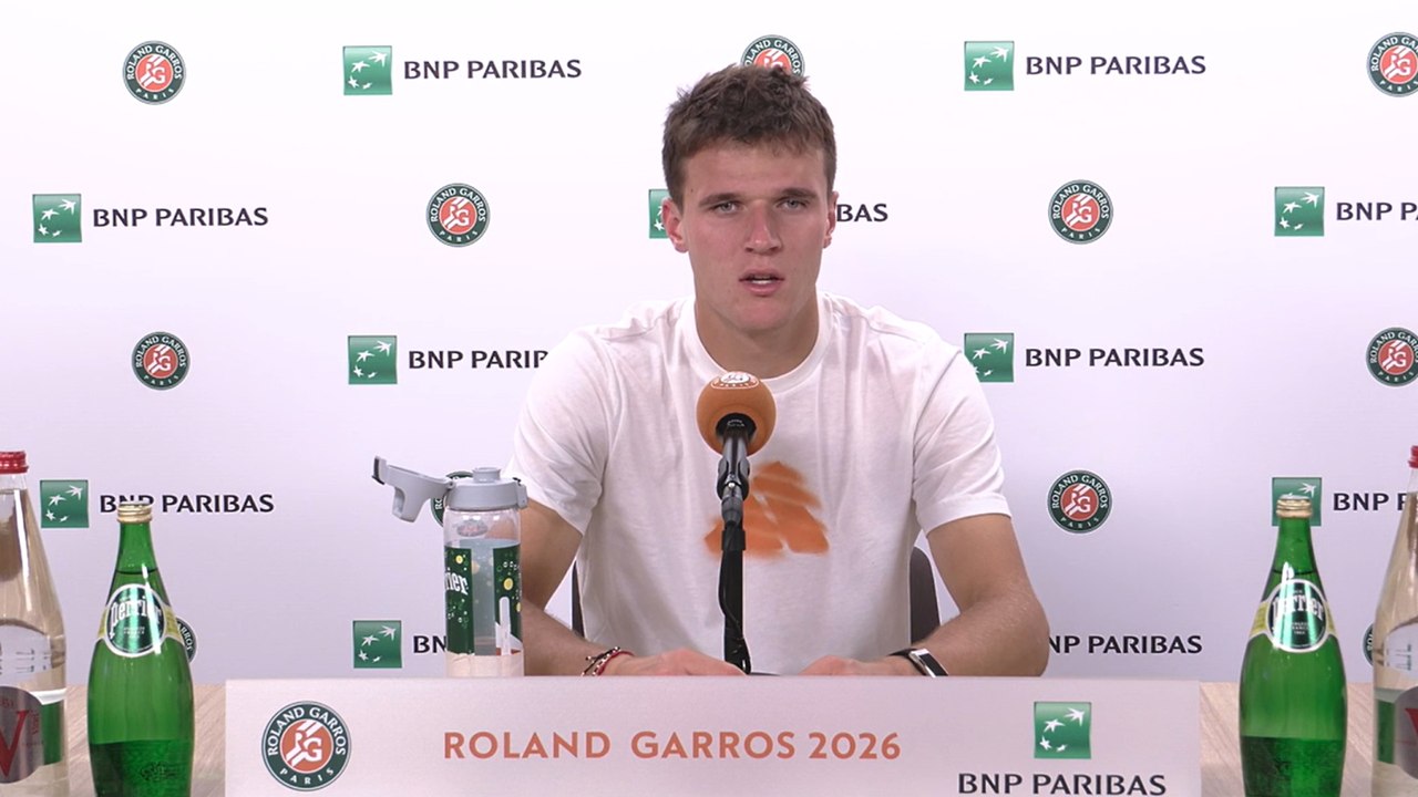 Roland-Garros 2026 - Jakub Mensik après Zverev : “C’était comme taper contre un mur”