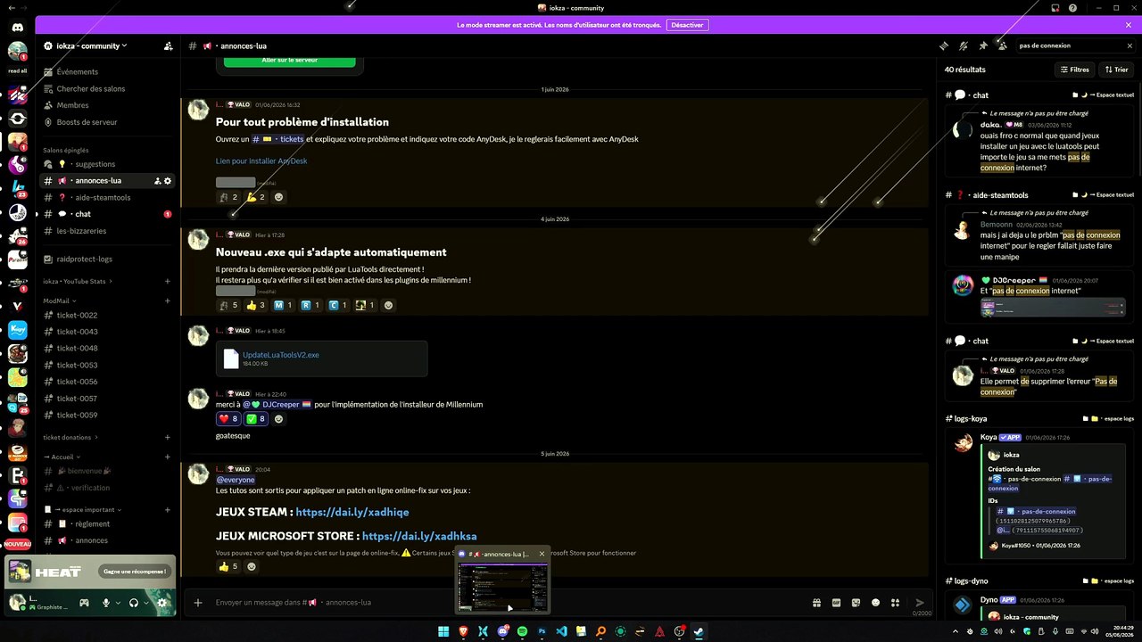 Résoudre le problème "Pas de connexion"