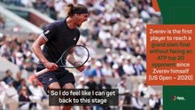 'Happy to be back at this stage' - Zverev reaches French Open final