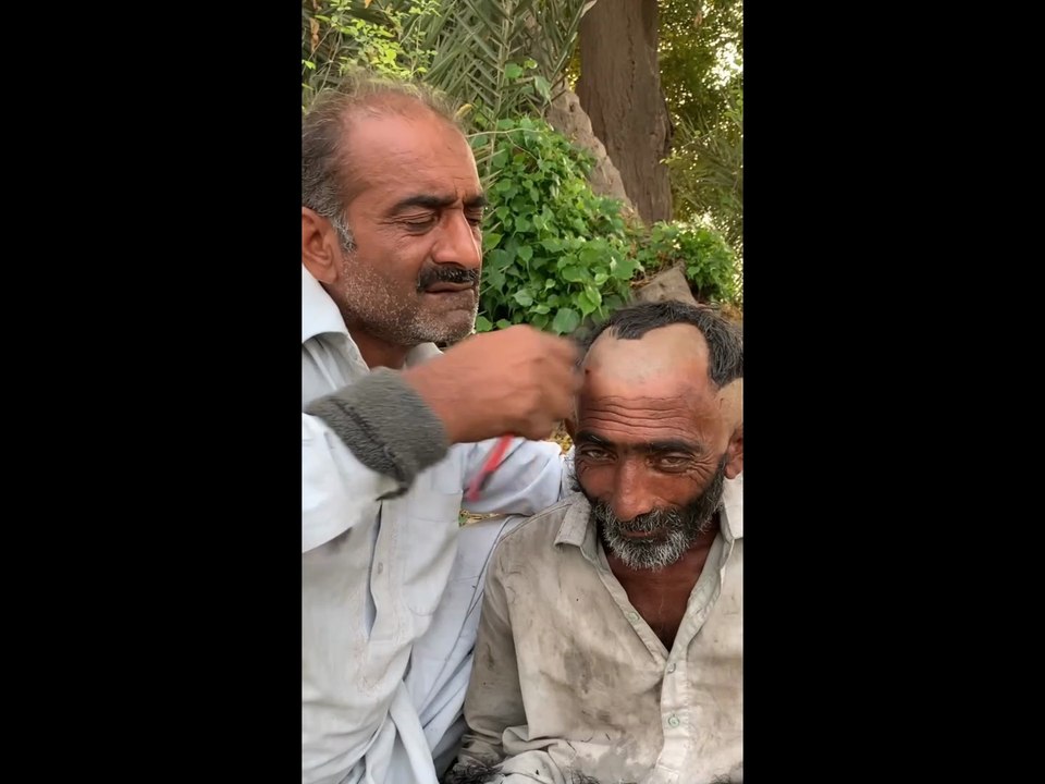 The Most Satisfying Village Haircut Transformation 🤯