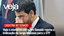 Veja o momento em que o Senado rejeita a indicação de Jorge Messias para o STF