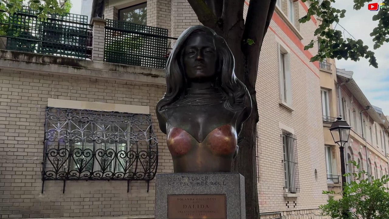 Paris | Buste de Dalida | Paris Bretagne Télé