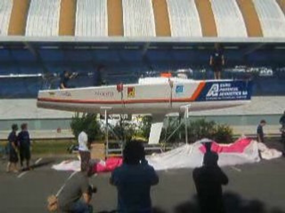 Inauguration du bateau de EPA Team Voile Centrale Nantes