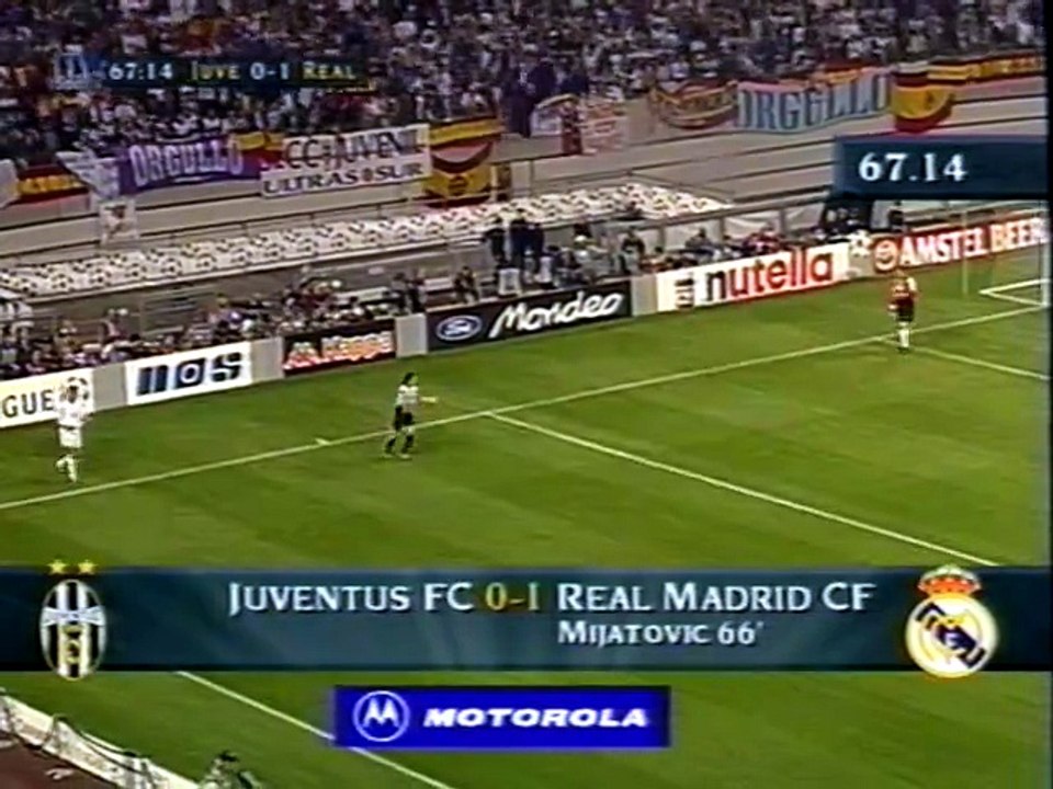Juventus v Real Madrid Champions League Final 20-05-1998