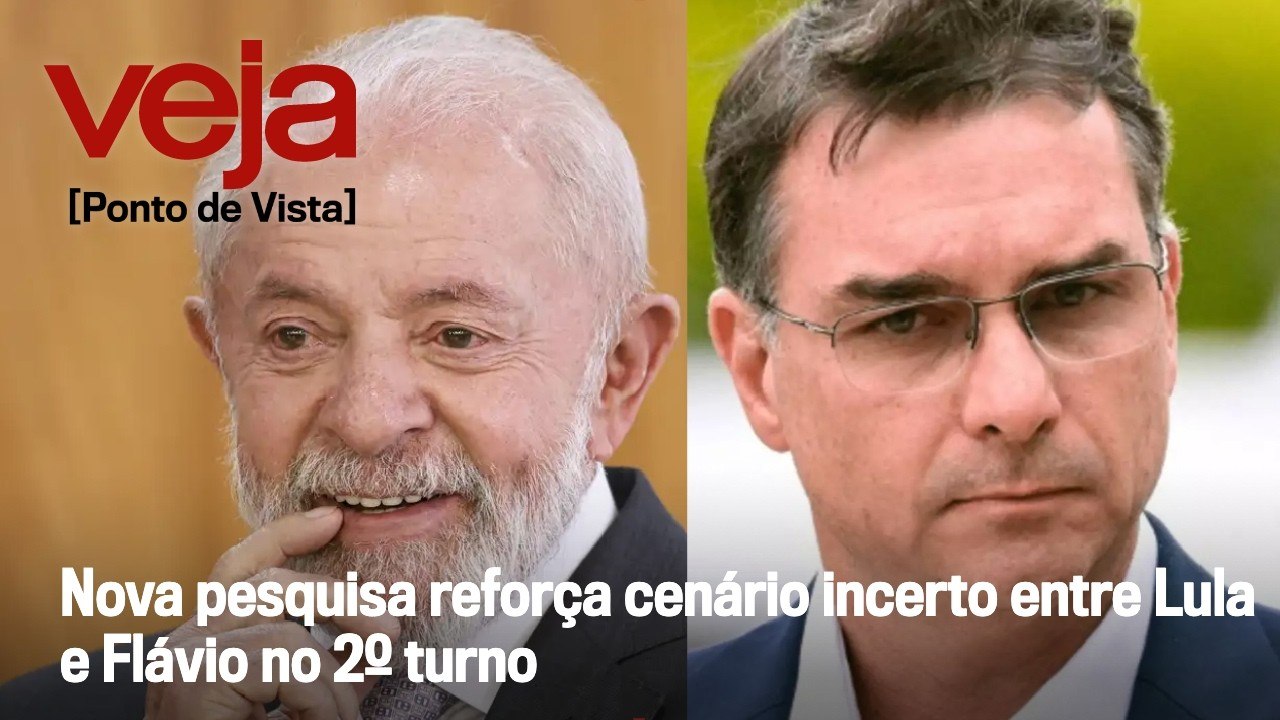 AO VIVO: Nova pesquisa reforça cenário incerto entre Lula e Flávio no 2º turno | Ponto de Vista