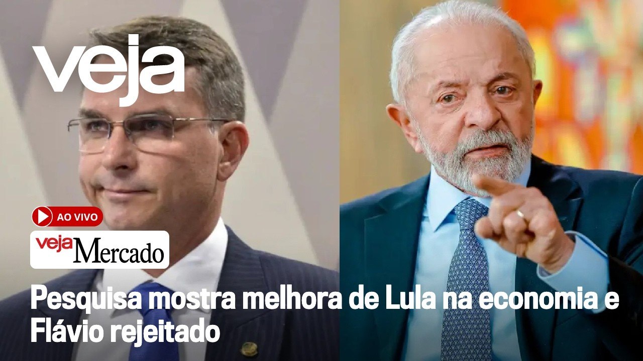 AO VIVO: Pesquisa mostra melhora de Lula na economia e Flávio rejeitado | Mercado