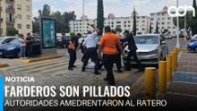 Farderos reciben su merecido en supermercado en Ciudad de México