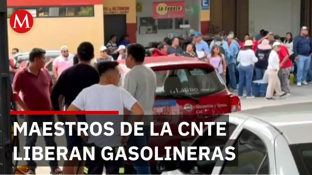 CNTE libera gasolineras y casetas de peaje en protesta por diálogo con gobierno
