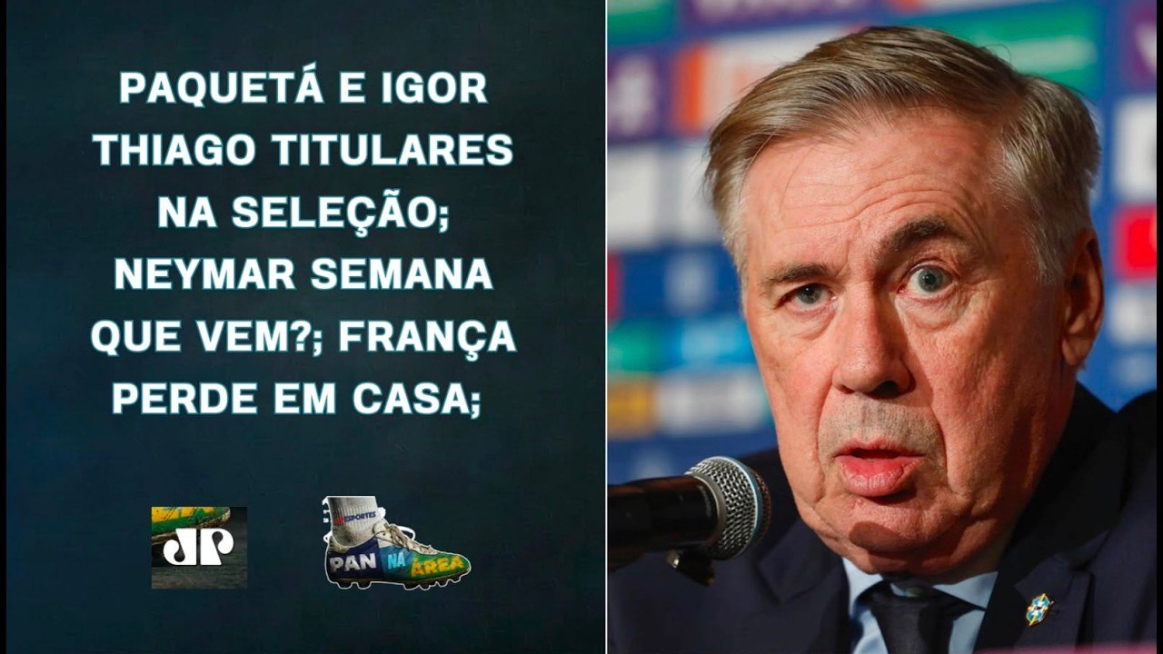 AMANHÃ tem Brasil e Egito com Paquetá TITULAR; DERROTA da França ANIMA BRASIL? | PAN NA ÁREA