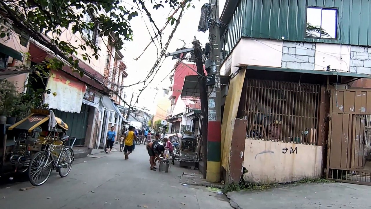 High Activity on E. Pascual Street in Navotas City in the Philippines