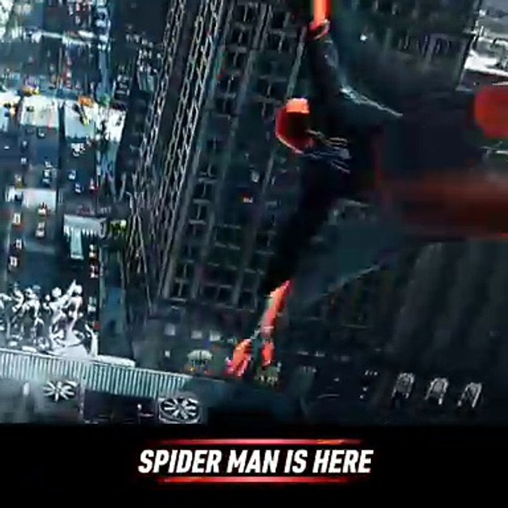 SPIDER MAN IS HERE