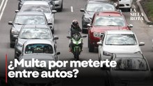¿Circulas entre autos? La multa para motociclistas en CDMX supera los 2 mil pesos
