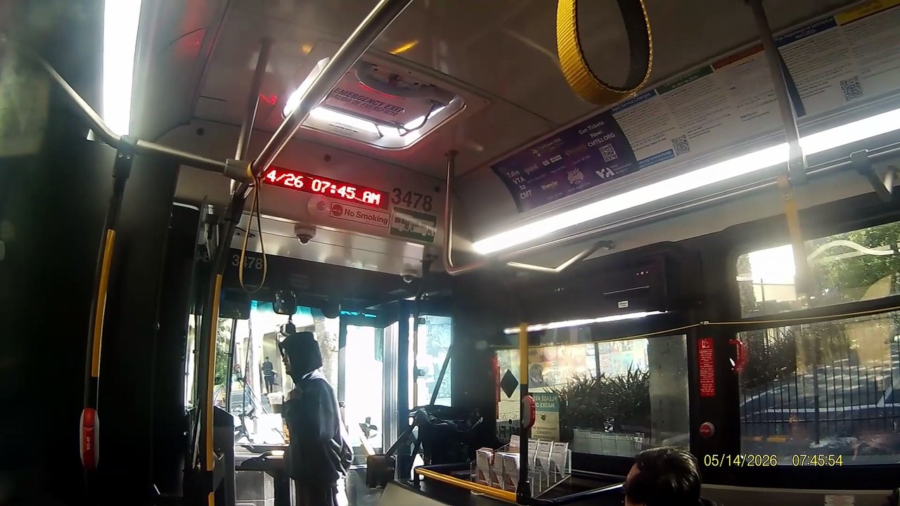 Guy Bullies the Bus Driver to let guy on for Free