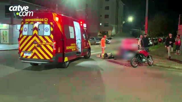 Motociclista fica ferido em batida entre duas motos no Recanto Tropical