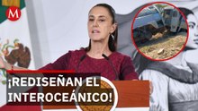 Sheinbaum explica el nuevo trazo del Tren Interoceánico