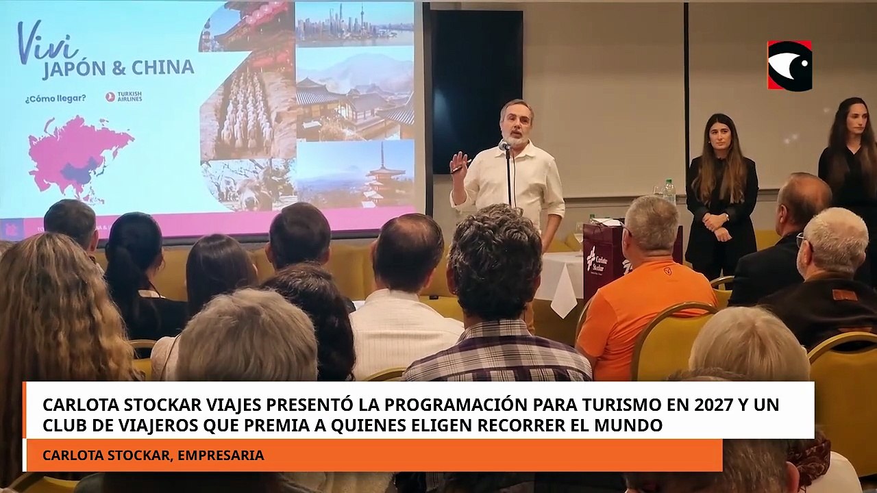 Carlota Stockar viajes presentó la programación para turismo en 2027