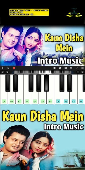 Kaun Disha Mein - Intro Music | Piano Cover By DJ | Pianist DJ | Walk Band