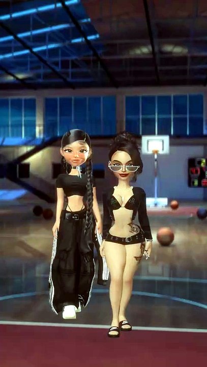 Besties in the gym! 🏀🔥 Zepeto dance duo #Shorts
