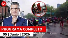 Maestros bloquean Paseo de la Reforma y juegan fútbol | Jaime Núñez, 5 de junio de 2026