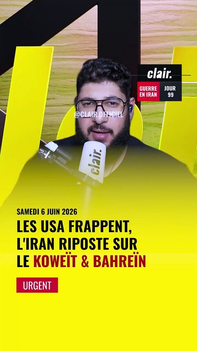 🚨 Les USA frappent, l'Iran riposte sur le Koweït et Bahreïn !   #iran #usa #Koweït #Bahreïn #Israël