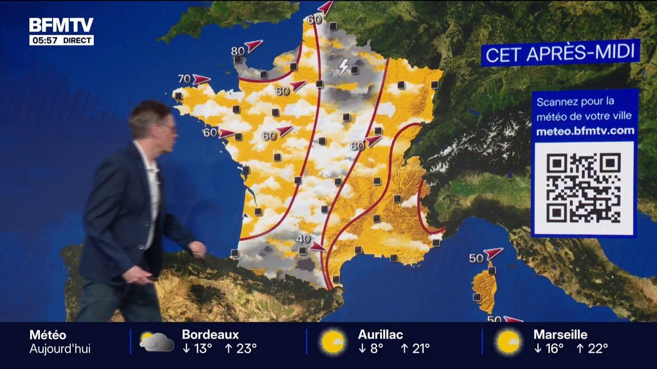 Du soleil dans l'Est, mais des averses attendues sur le reste du territoire: la météo du samedi 6 juin