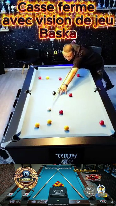 Casse ferme avec vision de jeu Baska  #8ball #8...