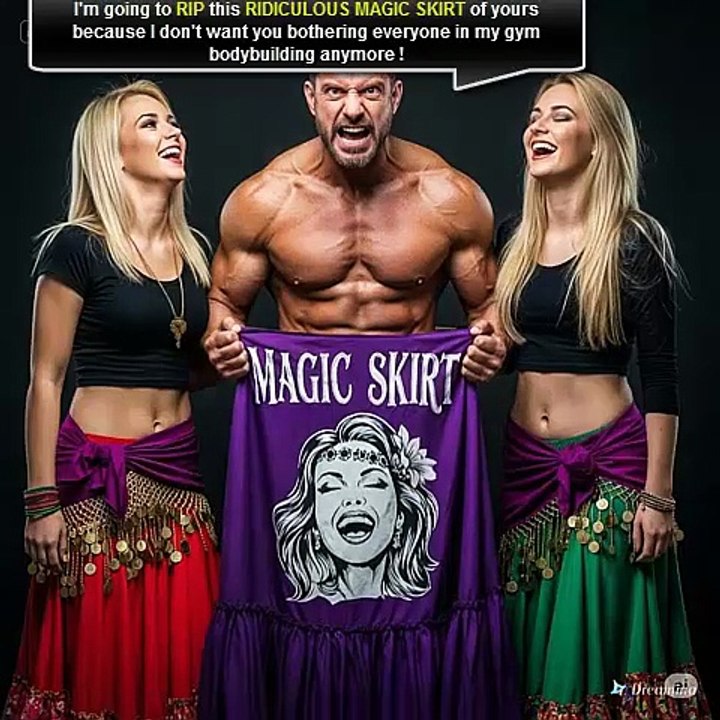 MUSCLE MAN FOR GYPSY DANCER! - MAGIC GENDER CHANGE SKIRT VIDEO!