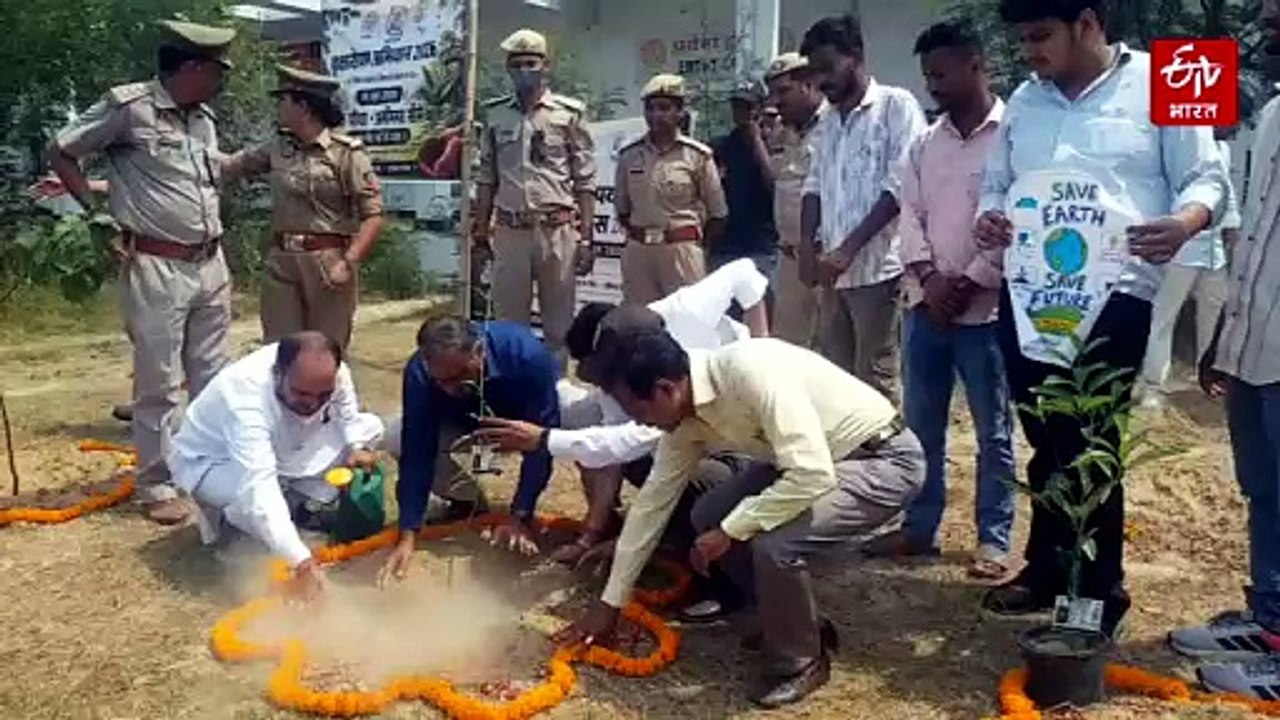 विश्व पर्यावरण दिवस पर गोरखपुर में रोपे गए आधार कार्ड वाले पौधे, मुख्यमंत्री योगी आदित्यनाथ के जन्मदिन से भी रहेगा नाता