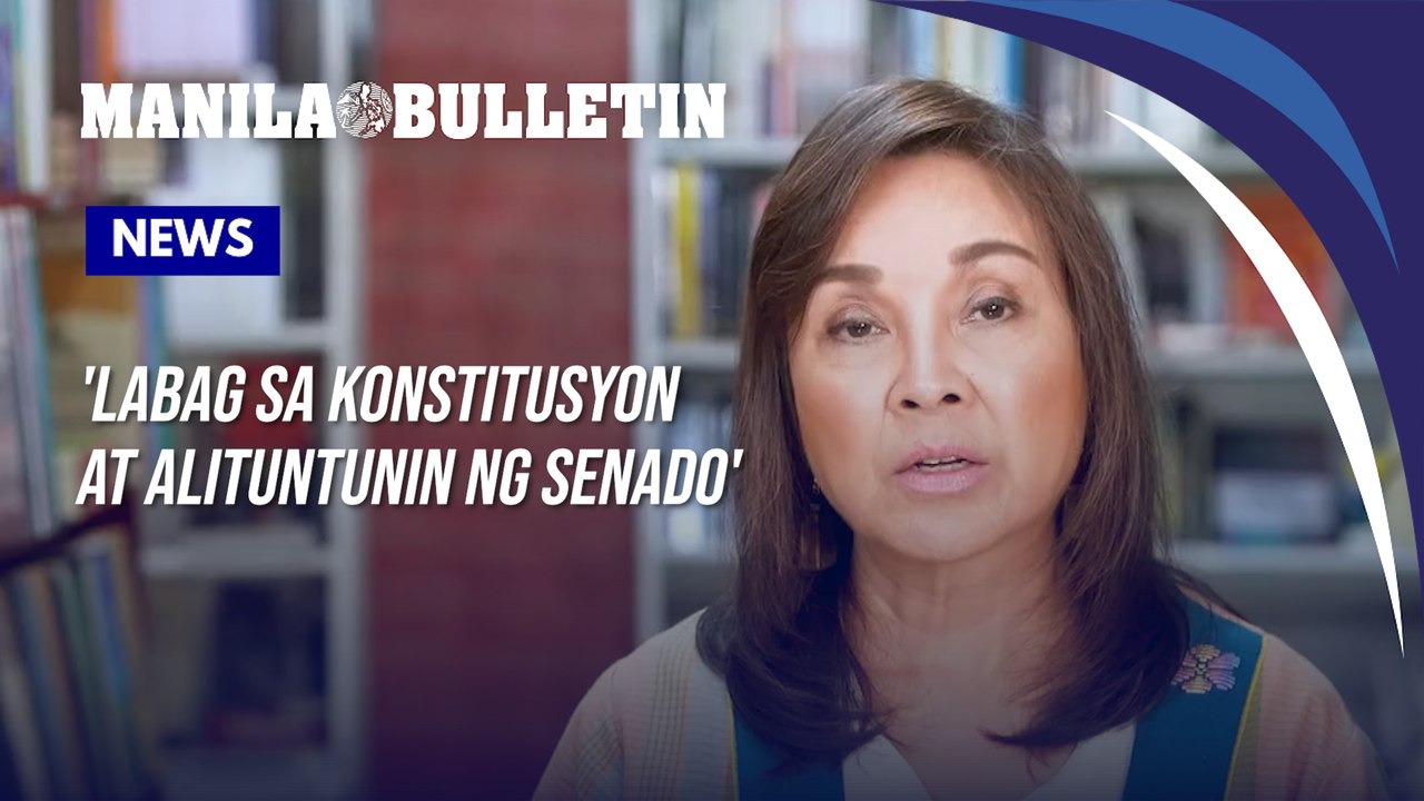 Sen. Legarda gives statement on legitimacy of June 3 Senate Session