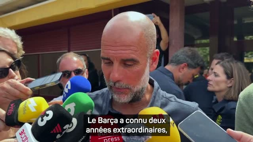 Pep Guardiola se dit fan de Hansi Flick et parle de la pression de gagner la LDC pour le club